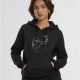 Ladies One Line Fit Hoody black XS