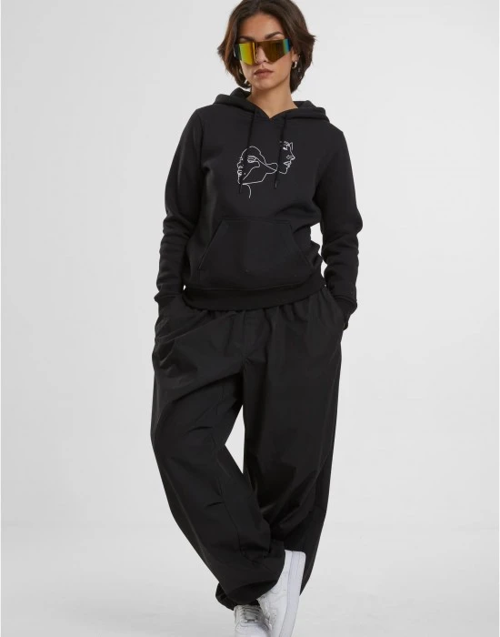 Ladies One Line Fit Hoody black XS