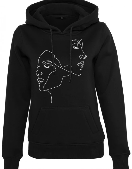 Ladies One Line Fit Hoody black XS