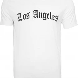 Тениска Los Angeles Wording Tee white XXL