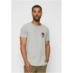 Тениска Rose Tee heather grey XXL