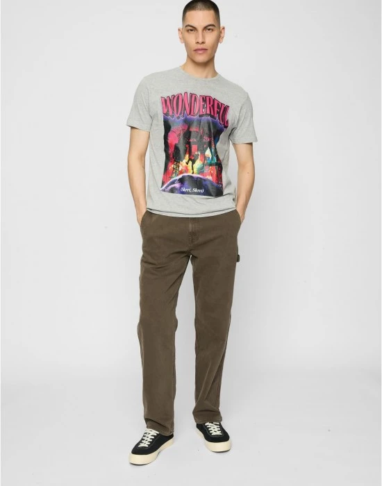 Wonderful Tee heather grey XXL