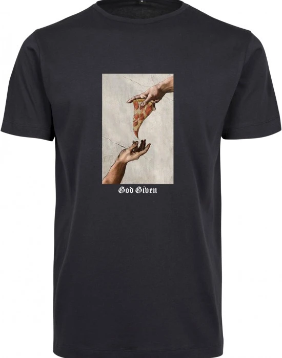 Тениска God Given Pizza Tee navy XXL