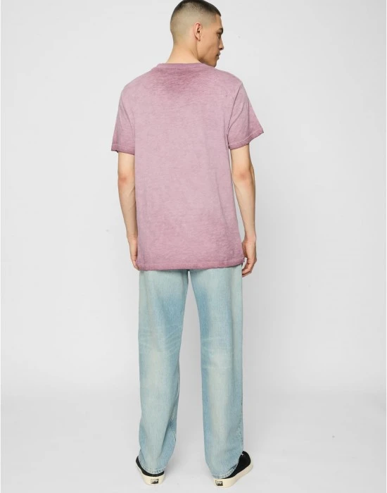 Тениска Bad Habit Tee burgundy XXL
