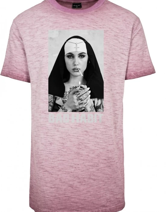 Тениска Bad Habit Tee burgundy XXL