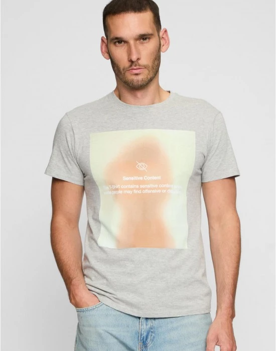 Тениска Sensitive Content Tee heather grey XXL