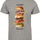 Тениска A Burger Tee heather grey XXL