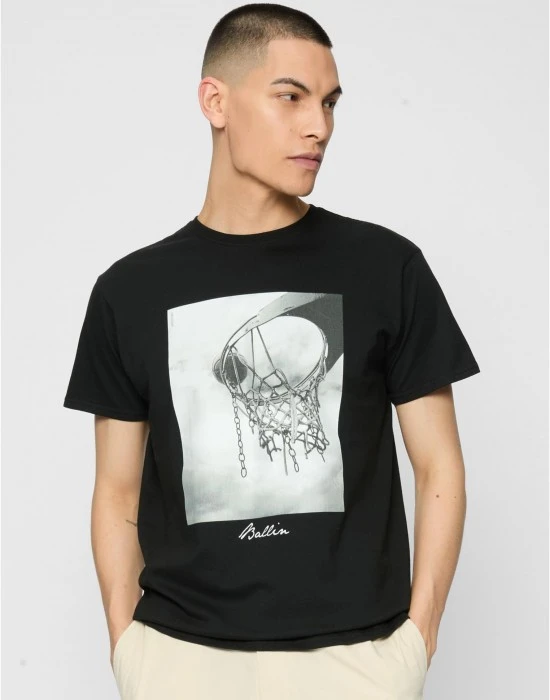Тениска Ballin 2.0 Tee black XXL