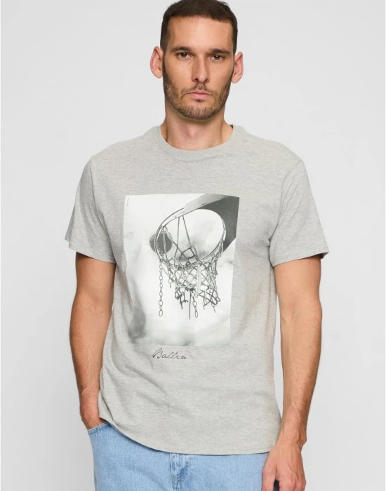 Тениска Ballin 2.0 Tee heather grey XXL