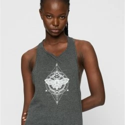 Тениска Ladies Moth Tee charcoal XS