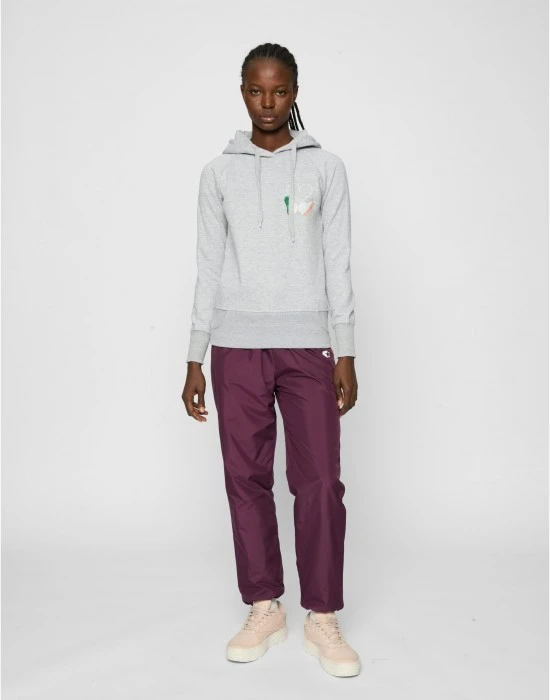 Damen Ladies Kicks Love EMB Hoody grey XS