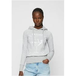 Ladies F-Word Hoody grey XS