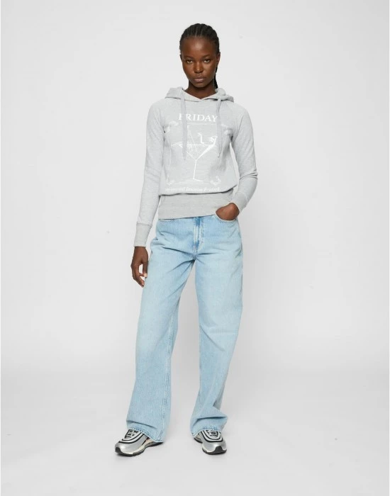 Ladies F-Word Hoody grey XS