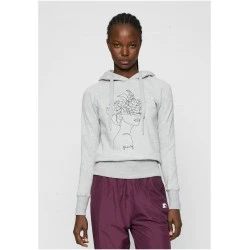 Ladies One Line Fruit Hoody grey XS