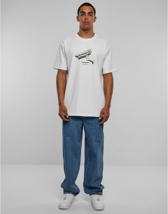 Тениска CCTV Oversize Tee white XXL