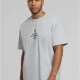 Тениска Justice Oversize Tee lightasphalt XXL
