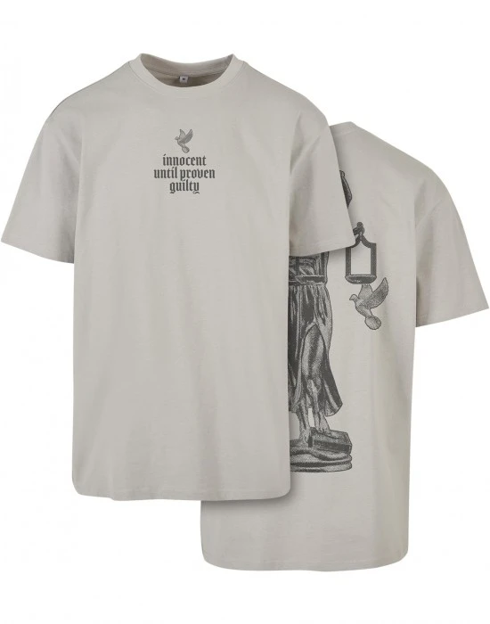 Тениска Justice Oversize Tee lightasphalt XXL