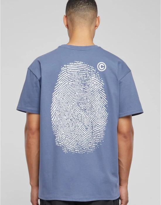 Тениска Fingerprint Oversize Tee vintageblue XXL