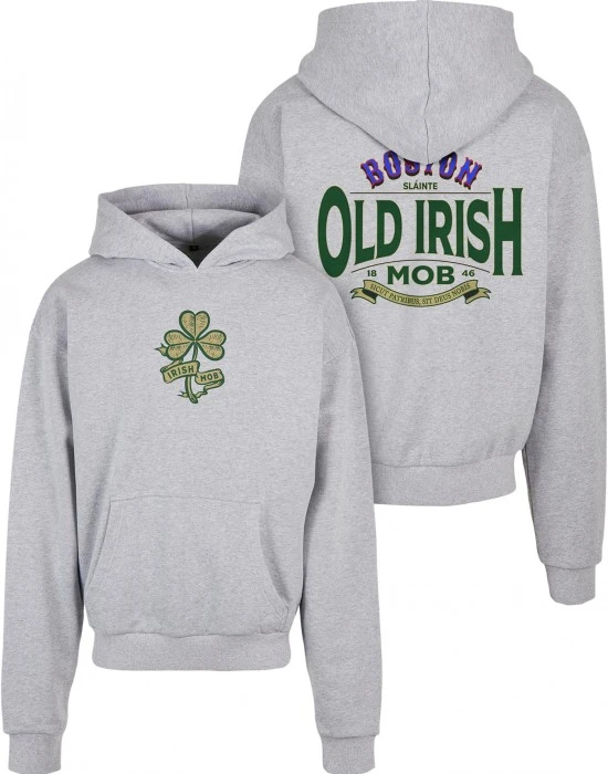 Old Irish Mob Ultraheavy Oversize Hoody grey XXL