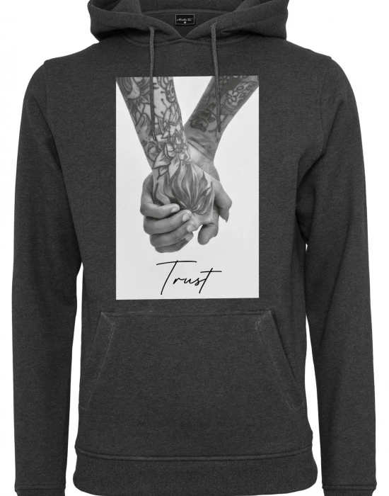 Мъжки суичър в тъмносив цвят Mister Tee Trust 2.0, Суичъри - Hoodstyle.bg