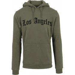 Los Angeles Wording Hoody olive XS