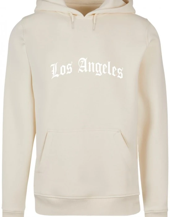 Los Angeles Wording Hoody whitesand XXL