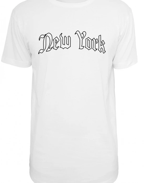 Тениска New York Wording Tee white XL