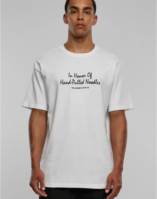 Тениска Ramen Club Heavy Oversize Tee white XXL