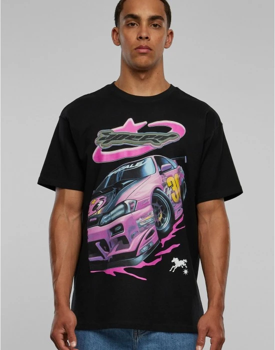 Мъжка тениска в черен Mister Tee Speed Heavy Oversize, Тениски - Hoodstyle.bg