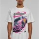 Мъжка тениска в бял цвят MISTER TEE Speed Heavy Oversize, Тениски - Hoodstyle.bg