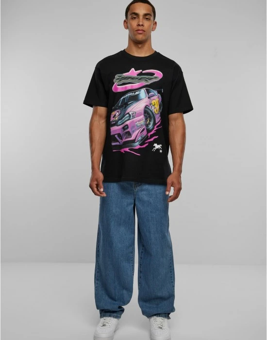 Мъжка тениска в черен Mister Tee Speed Heavy Oversize, Тениски - Hoodstyle.bg