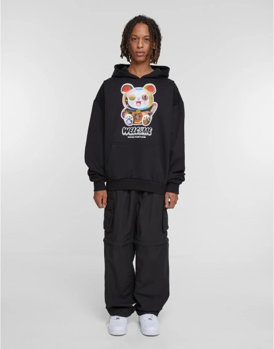 Welcome Cat Ulrta Heavy Oversize Hoodie black XXL