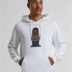 Texas Sketch Hoodie white XXL