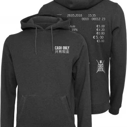 Cash Only Hoody charcoal XS