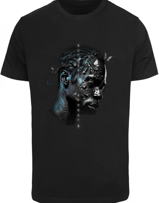 Мъжка тениска в черен цвят MISTER TEE Butterfly Effect, Тениски - Hoodstyle.bg