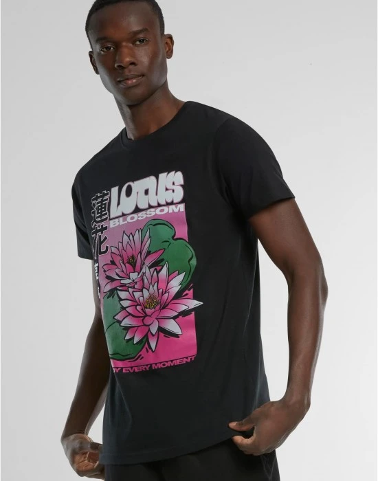 Тениска Lotus Flower Tee black XXL