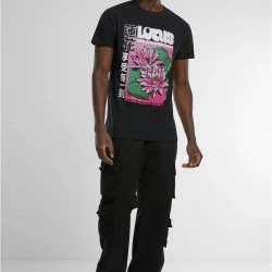 Тениска Lotus Flower Tee black XXL