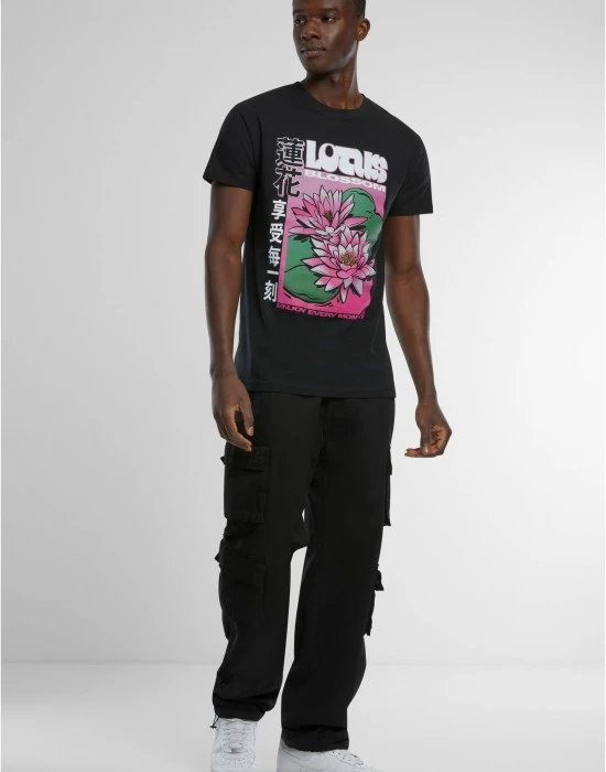 Тениска Lotus Flower Tee black XXL