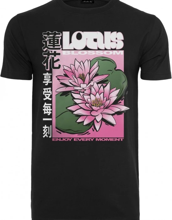 Тениска Lotus Flower Tee black XXL