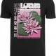 Тениска Lotus Flower Tee black XXL