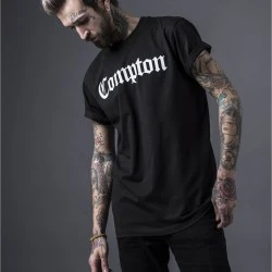 Мъжка тениска Mister Tee Compton черен цвят