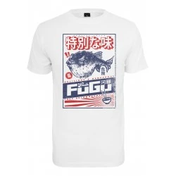 Мъжка тениска в бял цвят Mister Tee Fugu