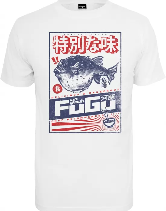 Мъжка тениска в бял цвят Mister Tee Fugu, Тениски - Hoodstyle.bg
