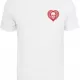 Мъжка тениска в бял цвят Mister Tee Skull Heart, Тениски - Hoodstyle.bg