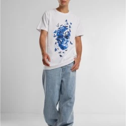 Тениска Butterfly Skull Tee white XXL