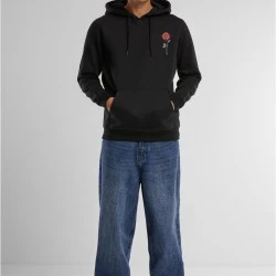 Wild Rose Hoody black XXL