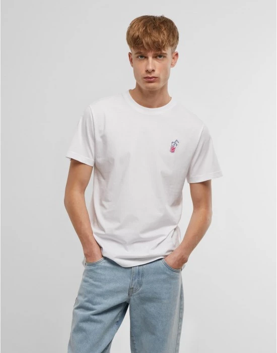 Тениска Good Vibes Drink Tee EMB white XXL