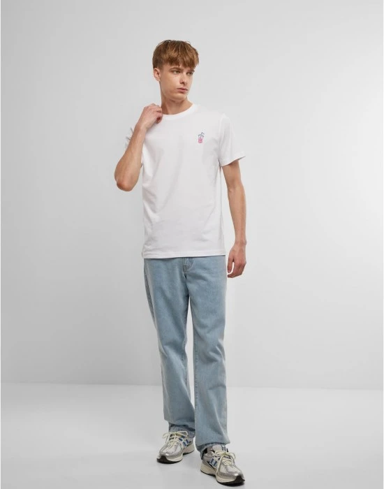 Тениска Good Vibes Drink Tee EMB white XXL