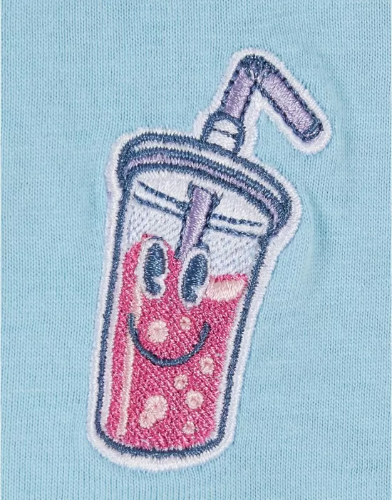 Мъжка тениска в светлосин цвят Mister Tee Good Vibes Drink, Тениски - Hoodstyle.bg