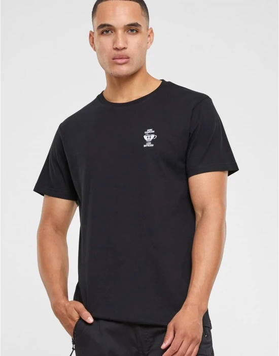 Тениска More Espresso Less Depresso Tee EMB black 5XL
